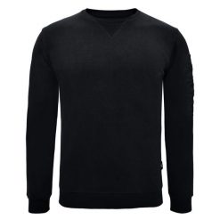 Bluza z bawełny Guros Play. Czarne bluzy damskie ELPLAYER, bez wzorów, z bawełny, bez kaptura. W wyprzedaży za 91.00 zł.