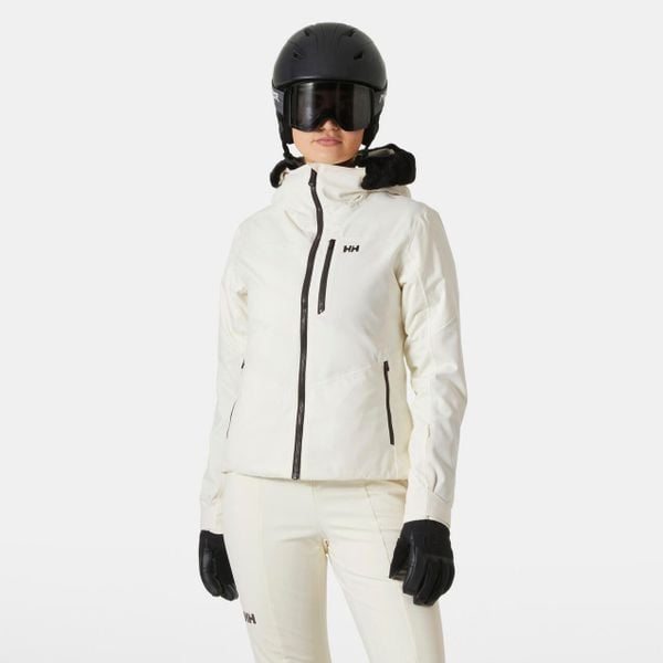 Damska kurtka narciarska Helly Hansen Valdisere 2.0. Białe kurtki damskie Helly Hansen, na zimę, bez wzorów, bez kaptura. W wyprzedaży za 1,243.50 zł.