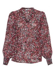 MOSS COPENHAGEN Bluzka "Varuna Kabrina" w kolorze czerwonym rozmiar: L. Czerwone bluzki damskie Moss Copenhagen, l, bez wzorów, bez kołnierzyka, bez ramiączek. Za 130.81 zł.