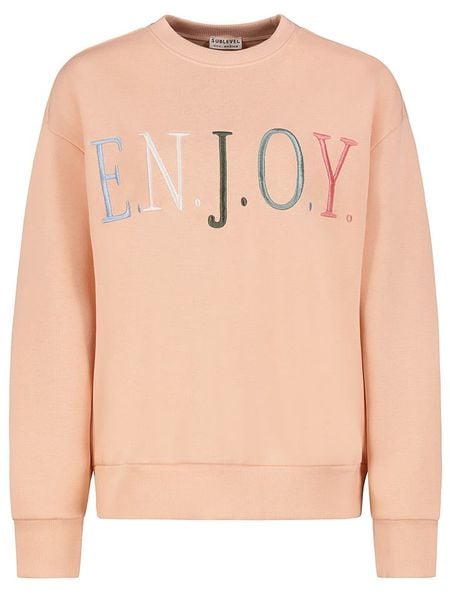 Sublevel Bluza w kolorze brzoskwiniowym rozmiar: M. Pomarańczowe bluzy damskie Sublevel, m, bez wzorów, bez kaptura. Za 83.62 zł.