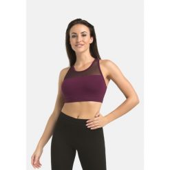 Top Damski Sportowy 2705. Fioletowe biustonosze sportowe damskie Teyli, bez wzorów, z elastanu. Za 99.95 zł.
