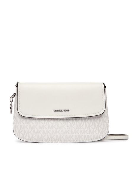 MICHAEL Michael Kors Torebka 32R6S0XC1B Biały. Białe listonoszki damskie MICHAEL Michael Kors, bez wzorów, ze skóry, bez dodatków. Za 709.99 zł.