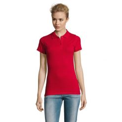 Damska Koszulka Polo Perfect. Niebieskie koszulki sportowe damskie SOL'S, s, bez wzorów, bez ramiączek. Za 75.99 zł.