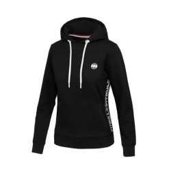 Bluza damska Pitbull z kapturem French Terry La Canada. Czarne bluzy damskie PITBULL, s, bez wzorów, z kapturem. Za 219.00 zł.