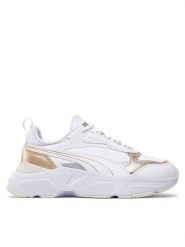 Puma Sneakersy Cassia 395267-01 Biały. Białe obuwie sportowe damskie Puma, ze skóry, bez zapięcia. Za 379.99 zł.