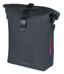 Torba rowerowa na ramię SoHo MIK. Czarne torby na laptopa BASIL, bez wzorów, z materiału. Za 567.49 zł.