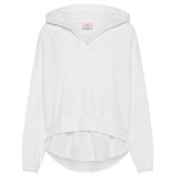 Bluza Z Kapturem Deha Parachute Trim Hoodie Damskie. Białe bluzy damskie Deha, s, bez wzorów, z bawełny, z kapturem. Za 441.99 zł.