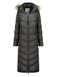 Canadian Peak Płaszcz zimowy "Capucineak" w kolorze czarnym rozmiar: XXL. Czarne płaszcze damskie Canadian Peak, na zimę, xxl, bez wzorów, z puchu, bez kaptura. Za 225.95 zł.