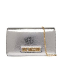 Torebka LOVE MOSCHINO. Szare torebki wieczorowe damskie Love Moschino, bez wzorów, bez dodatków. Za 378.99 zł.