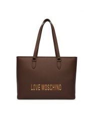 LOVE MOSCHINO Torebka JC4190PP1PKD0300 Brązowy. Brązowe shopper bag Love Moschino, bez wzorów, ze skóry, bez dodatków. Za 1,059.00 zł.
