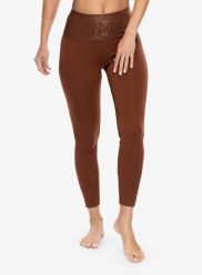 Legginsy damskie Super.natural Arabesque Tights. Brązowe legginsy damskie super.natural, s, bez wzorów, z materiału. Za 179.99 zł.