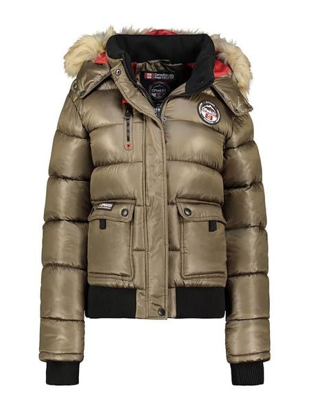 Canadian Peak Kurtka pikowana "Bugseak" w kolorze khaki rozmiar: XL. Brązowe kurtki damskie Canadian Peak, xl, bez wzorów, bez kaptura. Za 292.89 zł.