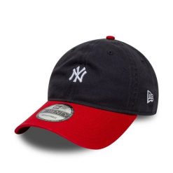 Czapka baseballowa New York Yankees New Era 9Twenty Mini Washed Contrast. Czerwone czapki z daszkiem damskie New Era, bez wzorów. Za 198.00 zł.