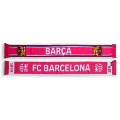 Szalik Barcelona dwustronny - oficjalny licencjonowany. Czerwone szaliki damskie FC BARCELONA, bez wzorów. Za 119.00 zł.