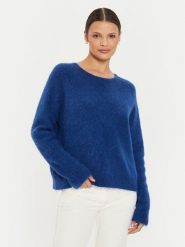 Kontatto Sweter 3M0229 AI253M10 Niebieski Relaxed Fit. Niebieskie swetry klasyczne damskie Kontatto, m, z syntetyku, bez kołnierzyka. Za 299.99 zł.