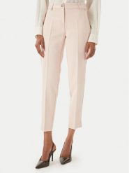 Maryley Spodnie materiałowe 26EB52Z/43PY Różowy jasny Regular Fit. Czerwone spodnie materiałowe damskie Maryley, bez wzorów, z materiału. Za 229.99 zł.