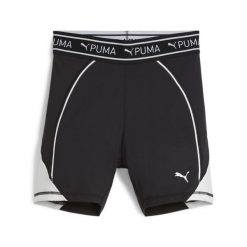 Spodenki treningowe damskie Puma Train Strong. Czarne spodenki sportowe damskie Puma, m, bez wzorów, z elastanu, na fitness i siłownię. Za 255.00 zł.