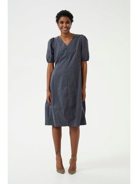 CULTURE Sukienka w kolorze antracytowym rozmiar: XL. Czarne sukienki damskie Culture, bez wzorów, bez ramiączek. Za 136.45 zł.