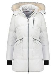 Geographical Norway Płaszcz pikowany "Balaland" w kolorze białym rozmiar: 3XL. Białe płaszcze damskie Geographical Norway, xl, bez wzorów, bez kaptura. Za 355.78 zł.