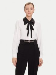 Rinascimento Koszula CFC0126203003 Biały Regular Fit. Białe koszule damskie Rinascimento, s, bez wzorów, z syntetyku, bez kołnierzyka, bez ramiączek. Za 329.99 zł.