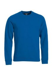 Clique Classic Roundneck bluza z okrągłym dekoltem z kieszenią na zamek – royal. Niebieskie bluzy damskie CLIQUE, s, bez wzorów, z bawełny, bez kaptura. Za 189.24 zł.