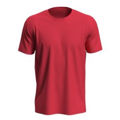 Koszulka Unisex Dla Dorosłych Lux. Czerwone bluzki damskie Stedman, xl, bez wzorów, sportowe, bez kołnierzyka, bez ramiączek. Za 45.99 zł.