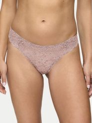 Triumph Stringi Amourette 10219152 Różowy. Czerwone stringi Triumph, bez wzorów, z syntetyku. Za 40.00 zł.