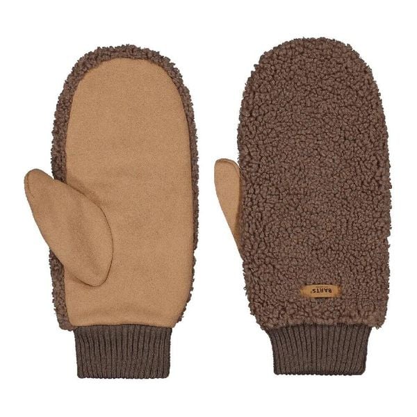 Rękawiczki Damskie Barts Teddy Mitts. Brązowe rękawiczki damskie Barts, bez wzorów. Za 234.50 zł.