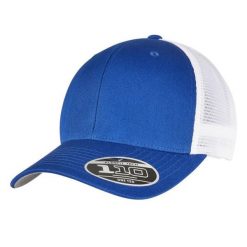 Dwukolorowa Bawełniana Czapka Z Daszkiem. Czarne czapki z daszkiem damskie FLEXFIT, bez wzorów, z bawełny. Za 118.99 zł.
