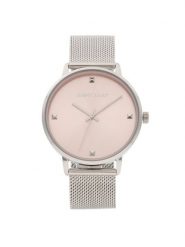 Jenny Fairy Zegarek 02021107020 Srebrny. Szare, analogowe zegarki damskie Jenny Fairy, metalowe. Za 229.99 zł.