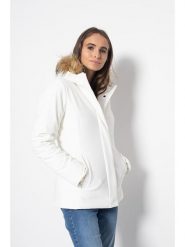 Northwood Kurtka zimowa w kolorze białym rozmiar: L. Białe kurtki damskie Northwood, na zimę, l, bez wzorów, z puchu, bez kaptura. Za 326.99 zł.