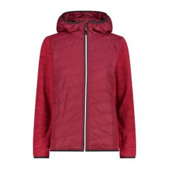 Damska kurtka z kapturem CMP. Czerwone kurtki damskie CMP, bez wzorów, z puchu, z kapturem. Za 382.50 zł.