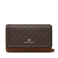 Torebka MICHAEL Michael Kors. Brązowe listonoszki damskie MICHAEL Michael Kors, bez wzorów, bez dodatków. Za 599.99 zł.