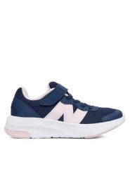 New Balance Sneakersy P57837M Granatowy. Niebieskie buty sportowe dziewczęce New Balance, z materiału, bez zapięcia. Za 179.99 zł.