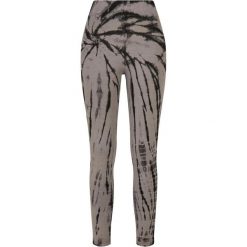 Legginsy Damskie Z Bawełny Tie Dye Z Wysokimi Stanami. Czarne legginsy damskie Urban Classics, xl, bez wzorów, z bawełny. Za 137.99 zł.