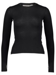 Pangaia Koszulka "365 Cotton-Stretch" w kolorze czarnym rozmiar: XXS. Czarne bluzki damskie Pangaia, xxs, bez wzorów, z bawełny, bez kołnierzyka, bez ramiączek. Za 48.28 zł.