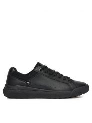 Rieker Revolution Lifestyle Sneakersy W1100-00 Czarny. Czarne obuwie sportowe damskie Rieker Revolution Lifestyle, ze skóry, bez zapięcia. Za 369.99 zł.