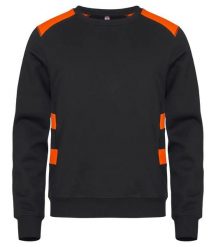 Clique Ambition Roundneck bluza unisex zwiększona widoczność – Visib Orange. Brązowe bluzy damskie CLIQUE, l, bez wzorów, z bawełny, bez kaptura. Za 173.55 zł.