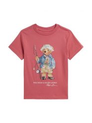 Polo Ralph Lauren T-Shirt 322B18890002 Czerwony jasny Regular Fit. Czerwone t-shirty i koszulki chłopięce Polo Ralph Lauren, bez wzorów, z bawełny, bez kołnierzyka, bez ramiączek. Za 249.99 zł.