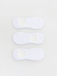 Skarpetki balerinki 3 pack - złamana biel. Skarpetki damskie Reserved, bez wzorów. Za 39.99 zł.
