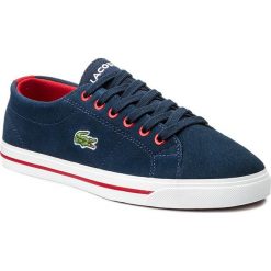 Tenisówki LACOSTE - Riberac 317 1 Caj 7-34CAJ0012003 Nvy. Niebieskie trampki chłopięce Lacoste, z gumy. W wyprzedaży za 219.00 zł.