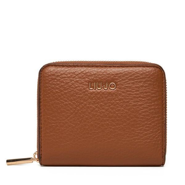Portfel Liu Jo. Brązowe portfele damskie Liu Jo, bez wzorów. Za 169.99 zł.