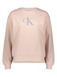 Calvin Klein Bluza w kolorze beżowym rozmiar: S. Brązowe bluzy damskie Calvin Klein, s, bez wzorów, z bawełny, bez kaptura. Za 217.99 zł.