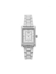 Casio Zegarek LTP-1234PDD-7AEF Srebrny. Szare, analogowe zegarki damskie Casio, srebrne. Za 249.99 zł.