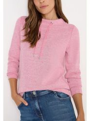 Cecil Bluza w kolorze jasnoróżowym rozmiar: L. Różowe bluzy damskie Cecil, l, bez wzorów, bez kaptura. Za 117.45 zł.