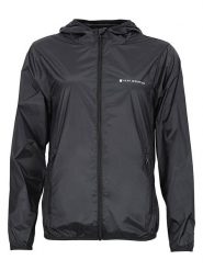 Peak Mountain Kurtka przeciwwiatrowa "Apluie" w kolorze czarnym rozmiar: L. Czarne kurtki sportowe damskie Peak Mountain, l, bez wzorów, z materiału, bez kaptura. Za 117.99 zł.