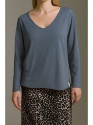 Cotton Candy Koszulka w kolorze niebieskim rozmiar: S. Niebieskie koszulki damskie Cotton Candy, s, bez wzorów, bez kołnierzyka, bez ramiączek. Za 96.14 zł.