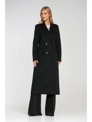 Nife Płaszcz przejściowy w kolorze czarnym rozmiar: 38. Czarne płaszcze damskie Nife, bez wzorów, bez kaptura. Za 382.89 zł.