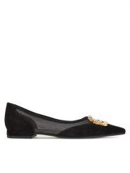 Eva Minge Baleriny HALIA-SLT2908-51 Czarny. Czarne balerinki damskie Eva Minge, bez wzorów, ze skóry. Za 379.99 zł.