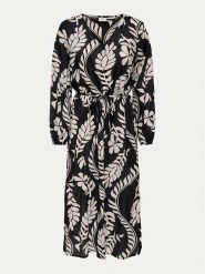 JDY Sukienka codzienna Anna 15349065 Czarny Loose Fit. Czarne sukienki damskie JDY, bez wzorów, z bawełny, bez ramiączek. Za 129.99 zł.